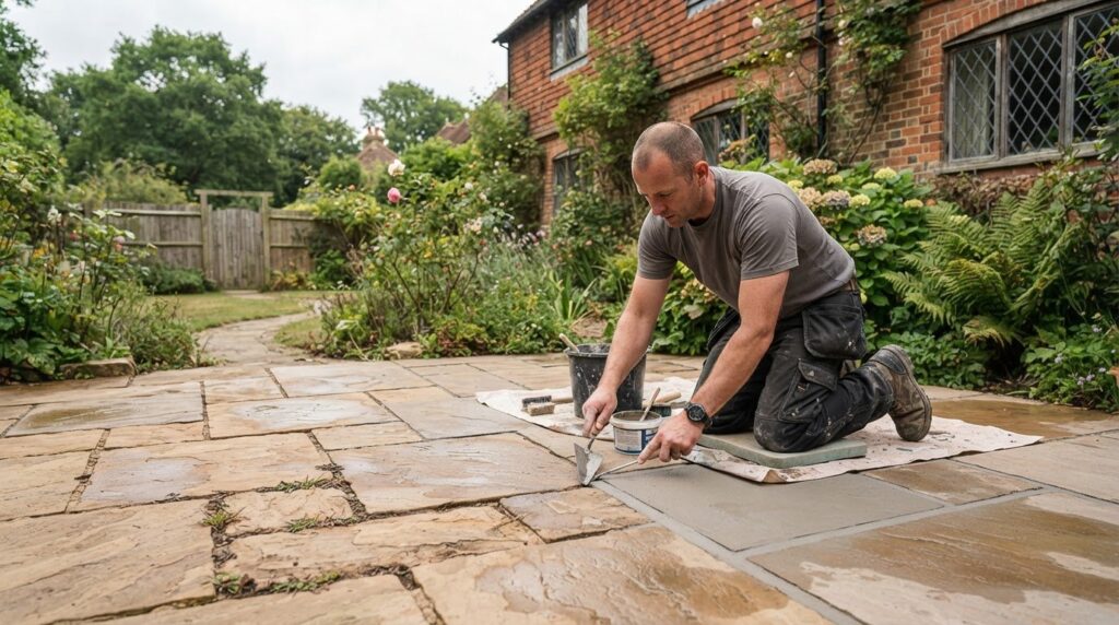 Patio Joint Repair Hampshire: How to Fix Loose or Missing Pointing